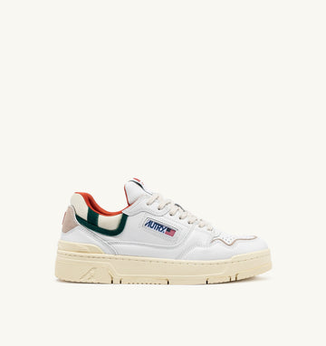 CLC LOW IN PELLE BIANCA E SUEDE FOREST