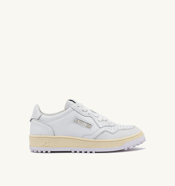 GOLF LOW IN PELLE COLORE BIANCO