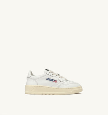 MEDALIST KIDS LOW IN PELLE BIANCA