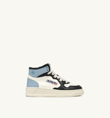 MEDALIST KIDS MID IN PELLE BIANCA, NERA E BLU