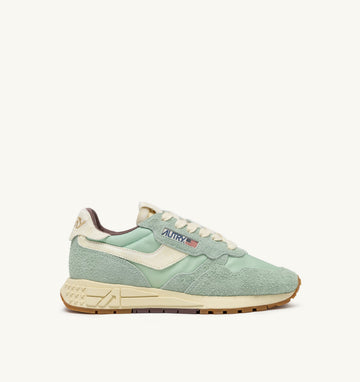 REELWIND LOW IN NYLON E SUEDE VERDE E NUT