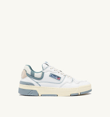 CLC LOW IN PELLE BIANCA E SUEDE SILVER BLUE