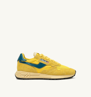 REELWIND LOW IN NYLON E SUEDE GIALLO E CORSAIR